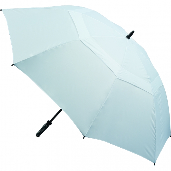 Vented Golf Umbrella  UK Stock  All White 
